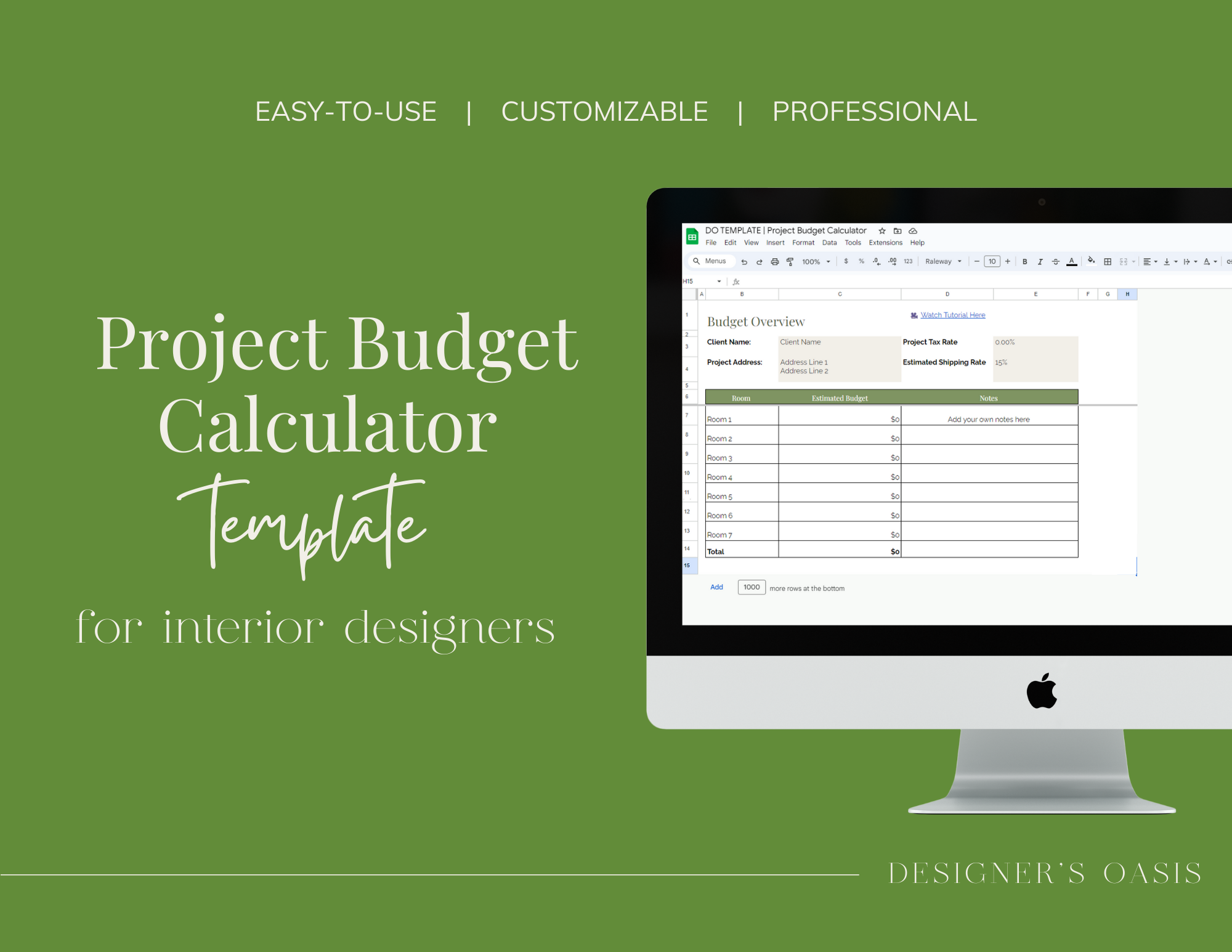 Interior Design Canva Templates – The Designer's Oasis Shop