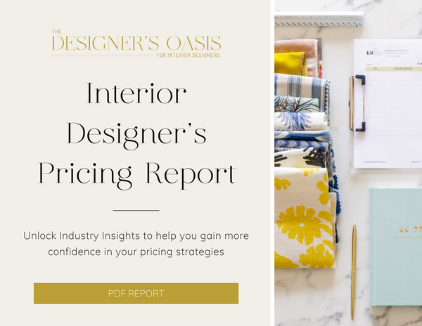 Interior Designer’s Pricing Report