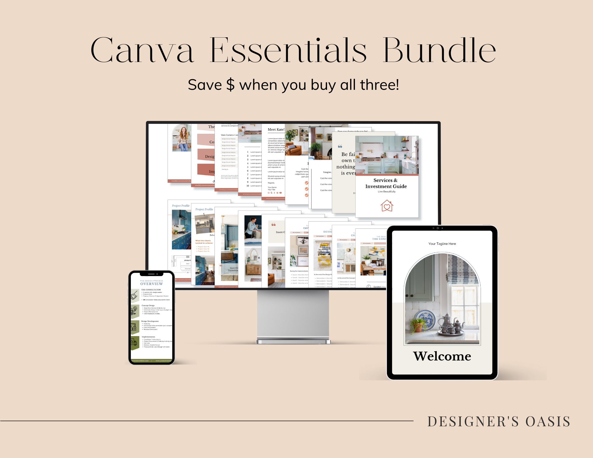 Interior Design Canva Templates – The Designer's Oasis Shop