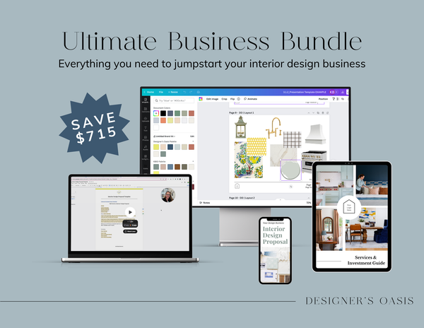 Ultimate Business Bundle for Professional Interior Designers
